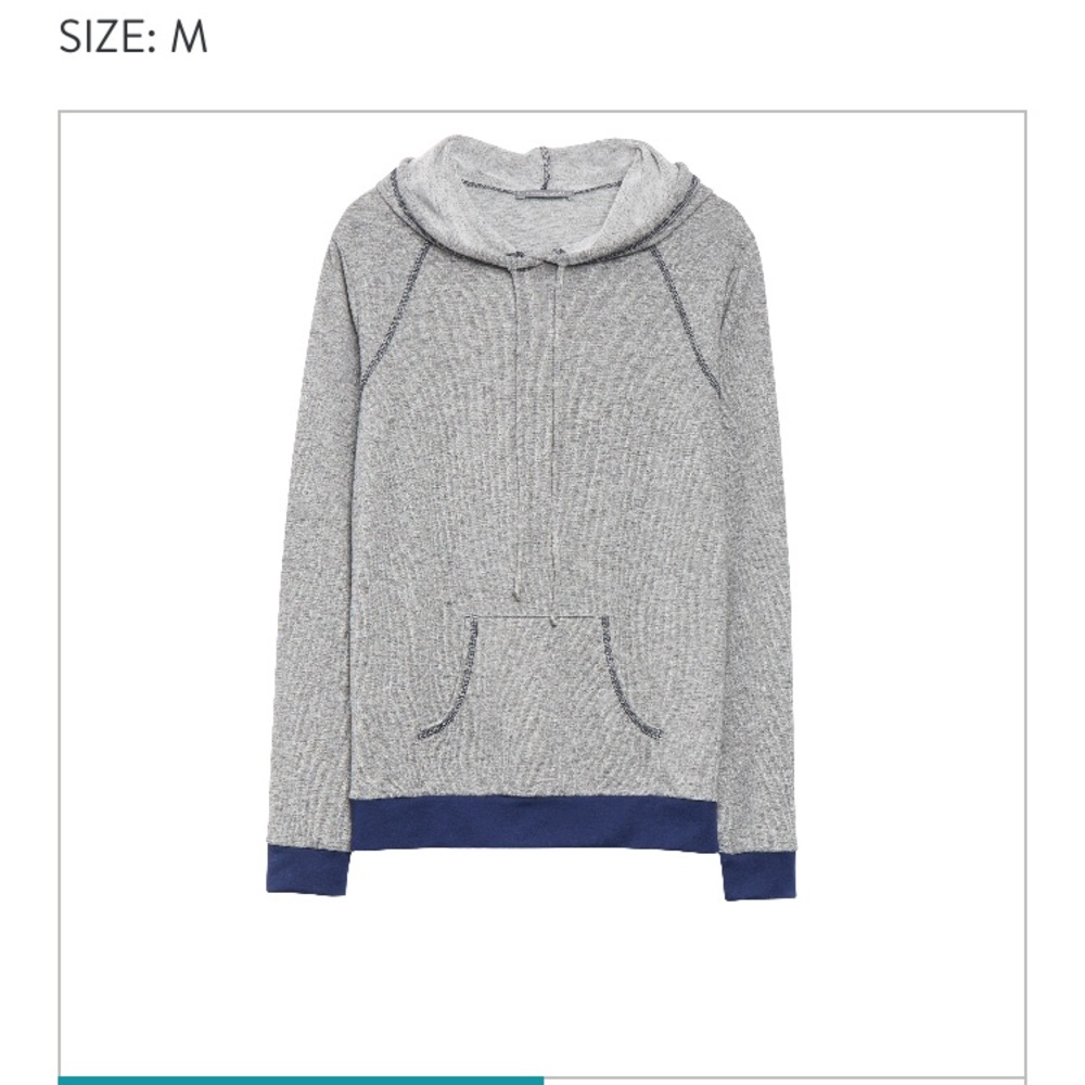 💝Gray hooded sweater